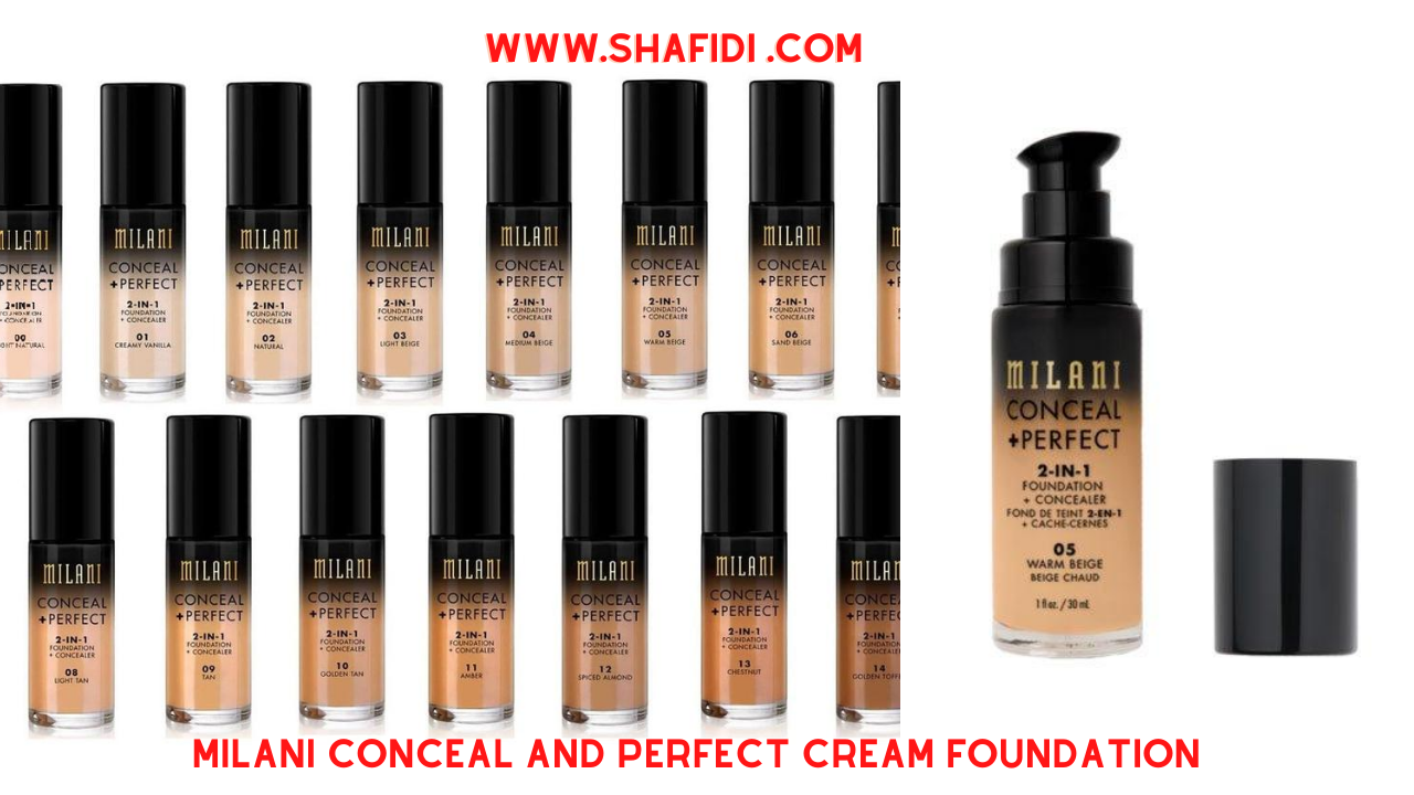 F) MILANI CONCEAL AND PERFECT CREAM FOUNDATION